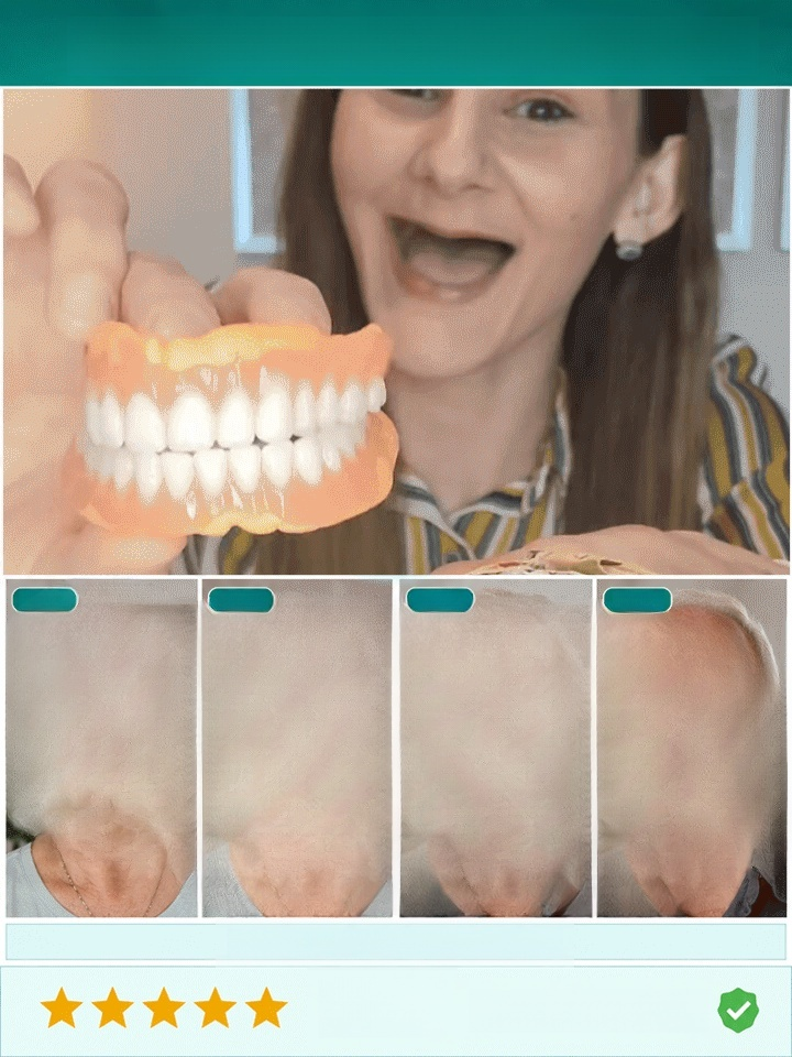 【Save $5,000 NOT Going to Dentists】Smart Silicone Teeth | Patented University Tech, Smile Instantly. Speak Freely. Eat Confidently.