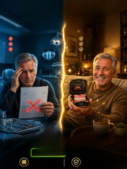 [Reshaping a Million-Smile] High-End Custom-Made Dentures, Skip $2,000+ Dental Bills! Pryxo 360° Suction Denture Gives Perfect Smile at Home.