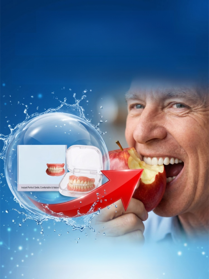 Still stressed over dental costs? Try medical-grade at-home veneers. No dentist needed, 3-min instant fit. Looks 100% natural. 50% OFF today only!