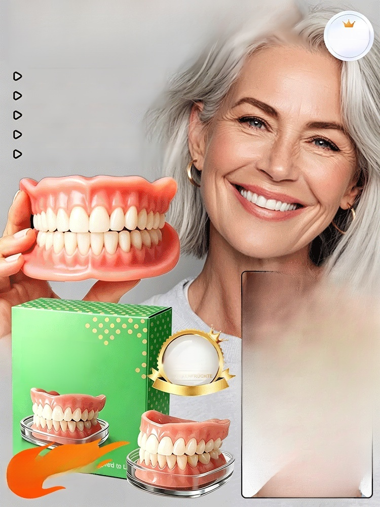 【💯Awarded the highest food-grade safety certification!💯】🔥High-quality denture set🔥👍Buy one get one free, 98.9% positive reviews, 99% repurchase rate!👍
