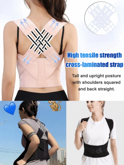 ✨Perfectly corrects hunched posture, improves spinal alignment, and improves posture! ✅Wear 2 hours daily for 3 weeks for visible results.