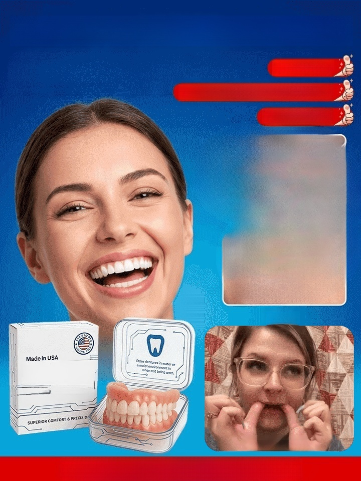 [Professional Certification] Regain Your Smile with Dentures. A natural and comfortable fit that makes you forget you're wearing them.