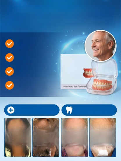 Still stressed over dental costs? Try medical-grade at-home veneers. No dentist needed, 3-min instant fit. Looks 100% natural. 50% OFF today only!