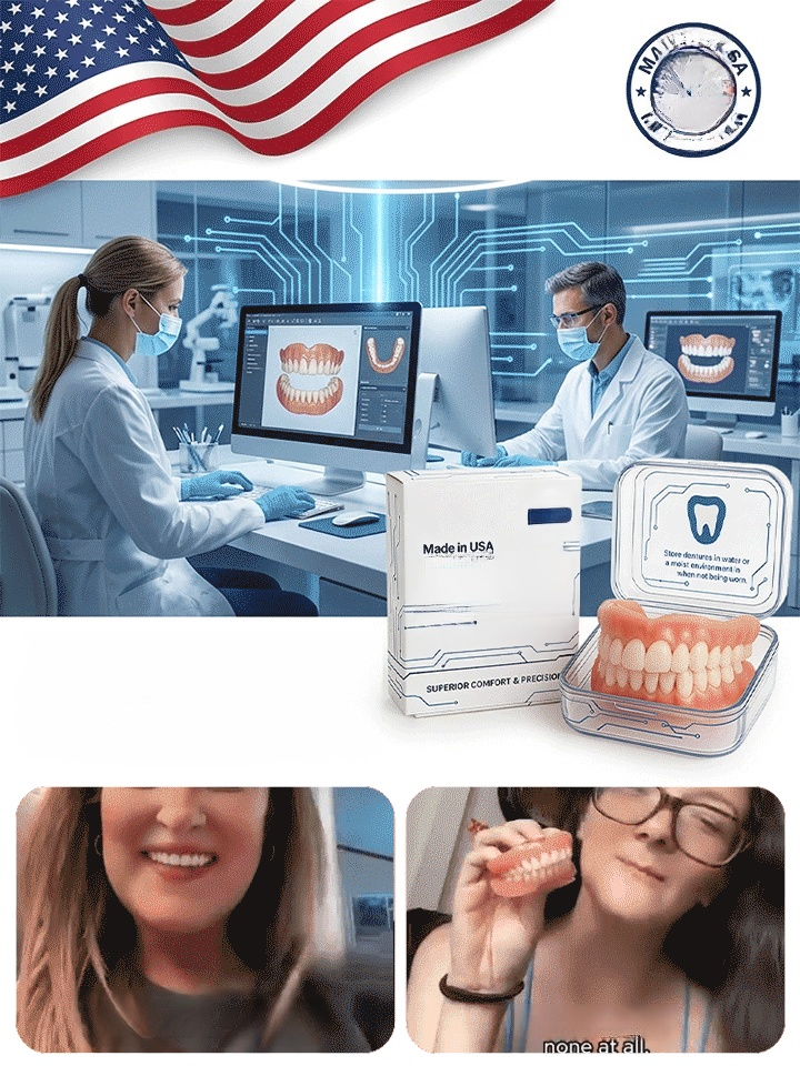 [Professional Certification] Regain Your Smile with Dentures. A natural and comfortable fit that makes you forget you're wearing them.