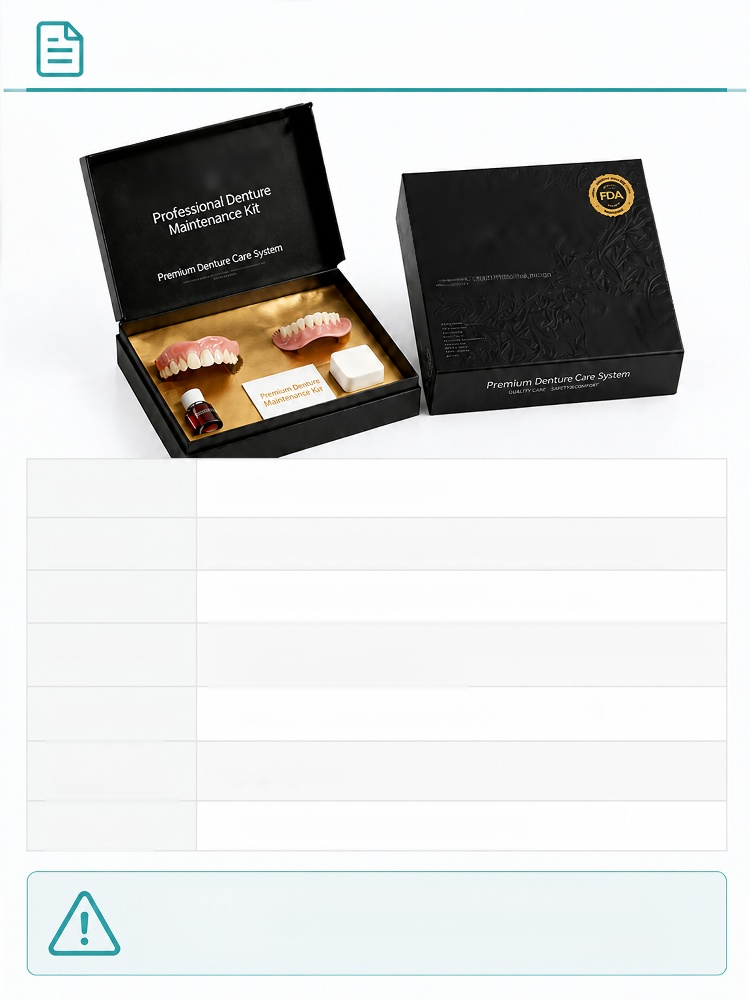 High-end Medical Customized Denture Set, Immediately appears pearl white, feather-light teeth for a 100% natural smile! 