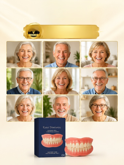 [No. 1 in Oral Care] Premium Custom Full-Mouth Denture Set, Stop Settling for Cheap Trays! Experience the Laboratory-Grade Precision of a Fully Custom Smile.