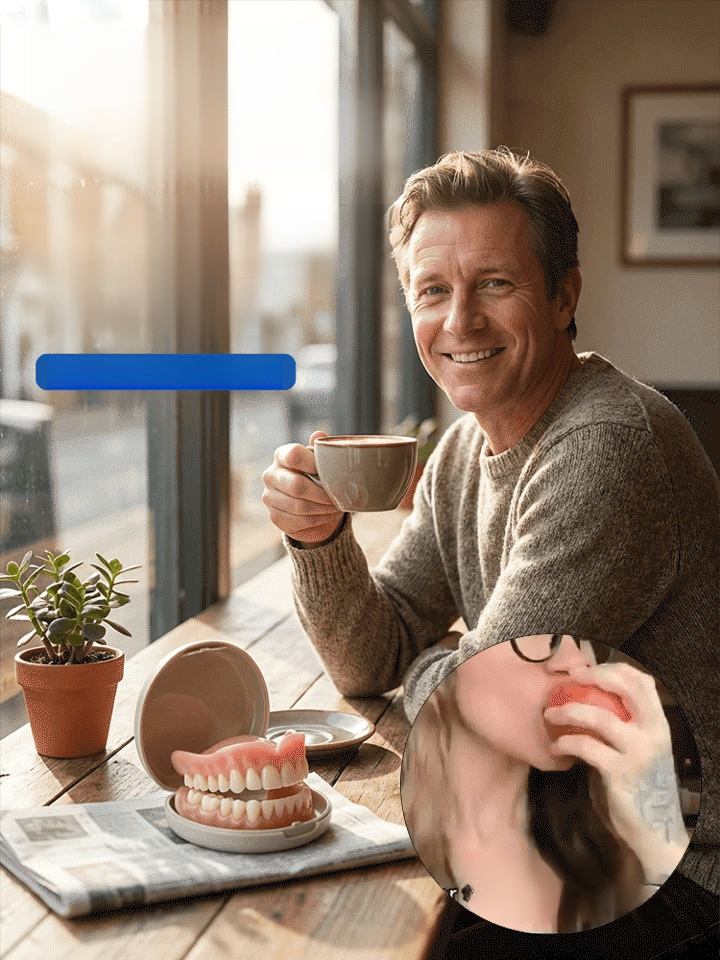 [Professional Certification] Regain Your Smile with Dentures. A natural and comfortable fit that makes you forget you're wearing them.