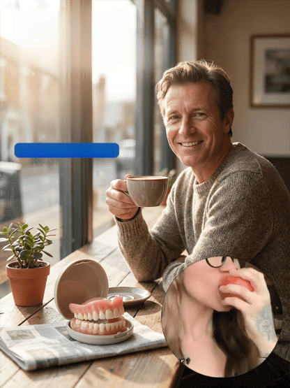 [Professional Certification] Regain Your Smile with Dentures. A natural and comfortable fit that makes you forget you're wearing them.