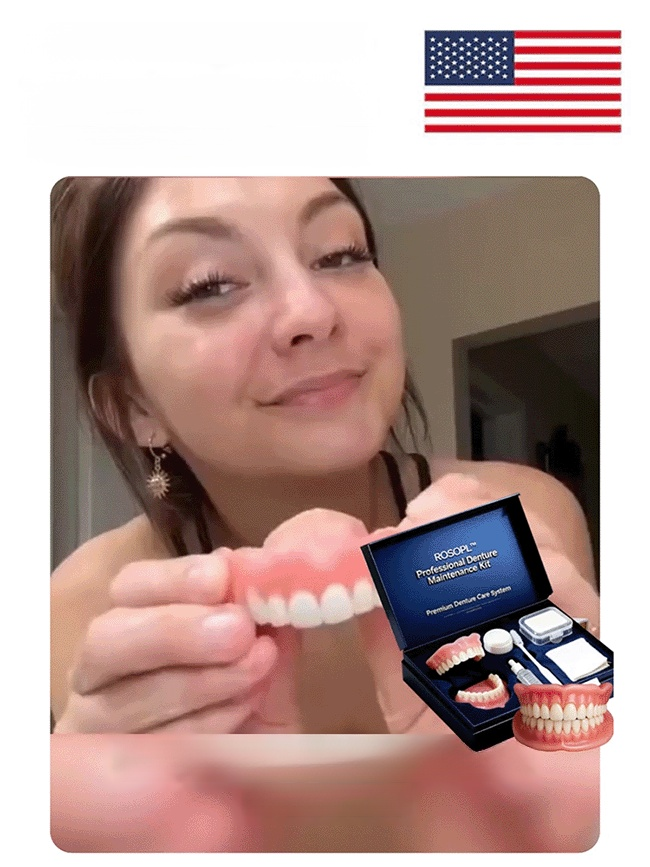 【Best-Selling in the US】Premium Medical Denture Set, Say Goodbye to Jaw Pain & Migraines!