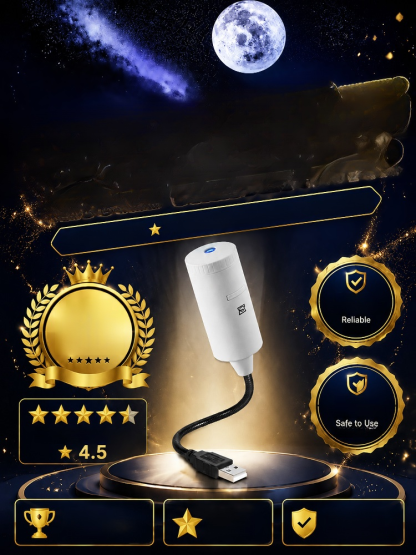 Starry Sky Projection Night Light, Bring a HD galaxy into your bedroom for ultimate romance. High-precision lens for vibrant, crystal-clear projection.