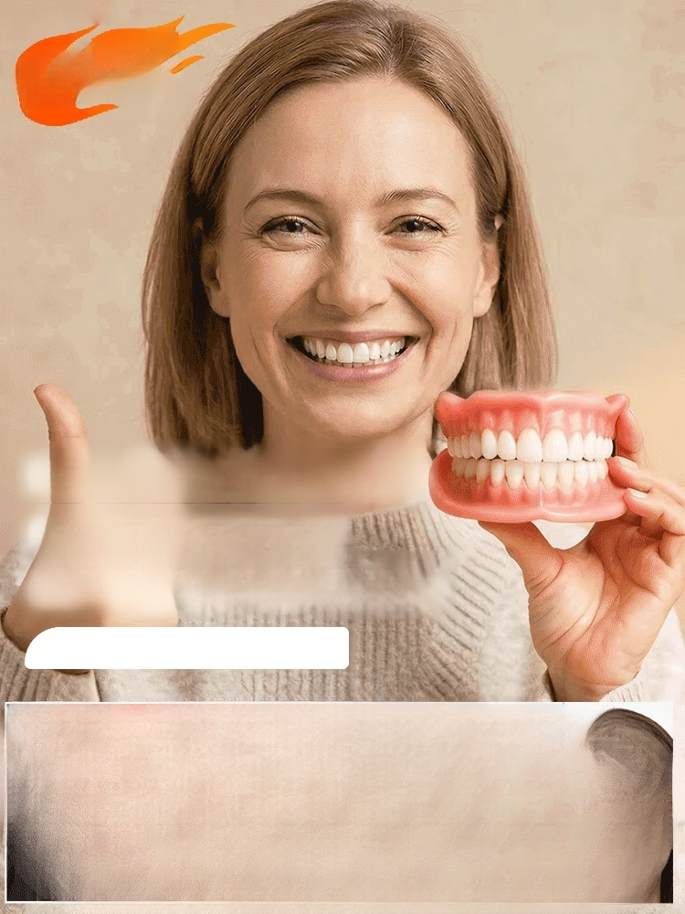 【💯Awarded the highest food-grade safety certification!💯】🔥High-quality denture set🔥👍Buy one get one free, 98.9% positive reviews, 99% repurchase rate!👍