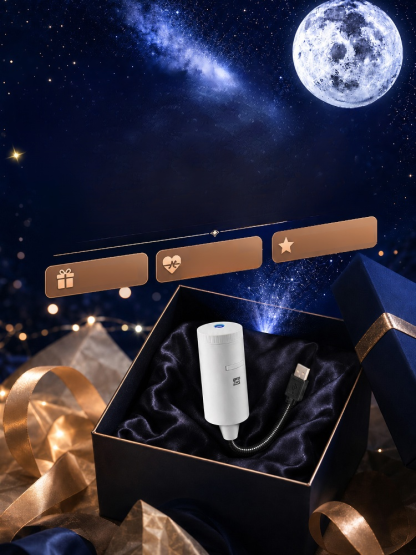 Starry Sky Projection Night Light, Bring a HD galaxy into your bedroom for ultimate romance. High-precision lens for vibrant, crystal-clear projection.