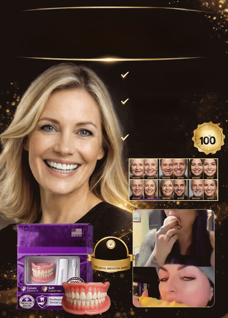 ✨Silicone Teeth Whitening Braces, Invisible and Natural, Corrects Misalignment✅Trusted by 84,000+ Users Worldwide. Natural Look, Secure & Stable.