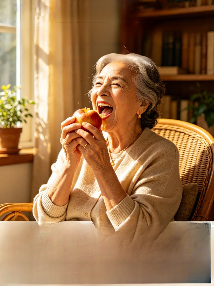 Custom-made complete denture set, Get perfect teeth without a dentist! Ultra-thin, natural fit. Eat steak or apples with zero worries.