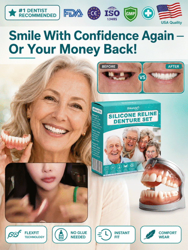 DIYcos New Full Upper and Lower Teeth Set🦷 Get a charming smile in 1 second – no need to endure the pain of dental visits or spend a fortune! 