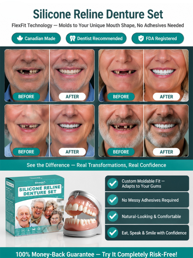 DIYcos New Full Upper and Lower Teeth Set🦷 Get a charming smile in 1 second – no need to endure the pain of dental visits or spend a fortune! 