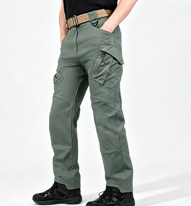 [Military-Grade Scratch & Abrasion Resistant] Men's Multi-Pocket Tactical Pants