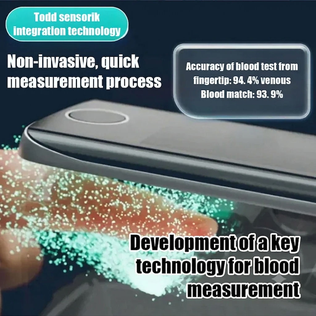 Medisana Pulse Oximeter - LK89💉 No injection required, blood sugar and blood pressure can be measured in 3-5 seconds!