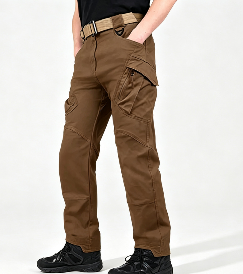 [Military-Grade Scratch & Abrasion Resistant] Men's Multi-Pocket Tactical Pants