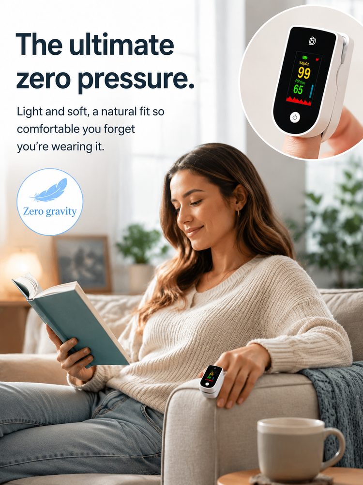 Blood Oxygen Saturation Monitor💉 No injection required, blood sugar and blood pressure can be measured in 8 seconds!