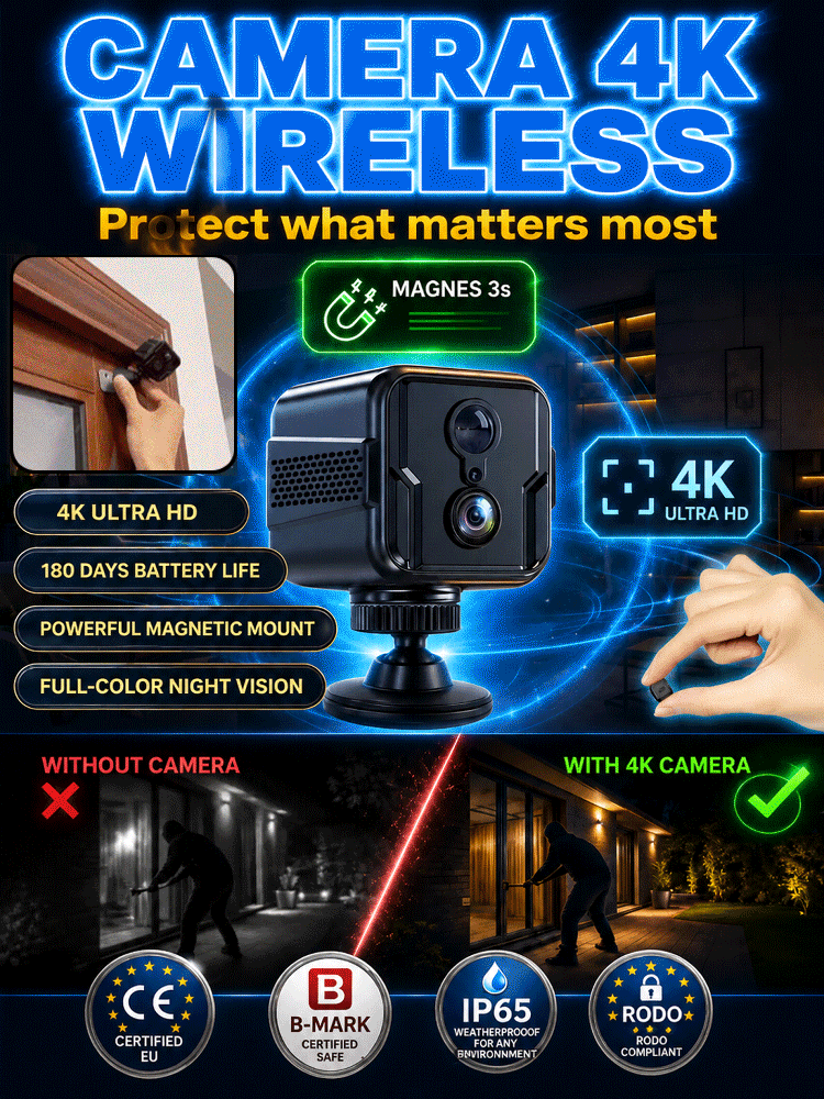 Keep Your Home Safe Anywhere! 4G Remote Smart Surveillance Camera 50% Off.🔥