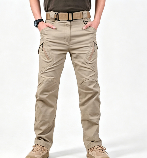 [Military-Grade Scratch & Abrasion Resistant] Men's Multi-Pocket Tactical Pants