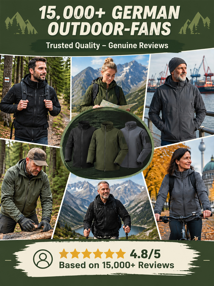 Sharkskin Soft-Shell Fleece-Lined Abrasion-Resistant Jacket