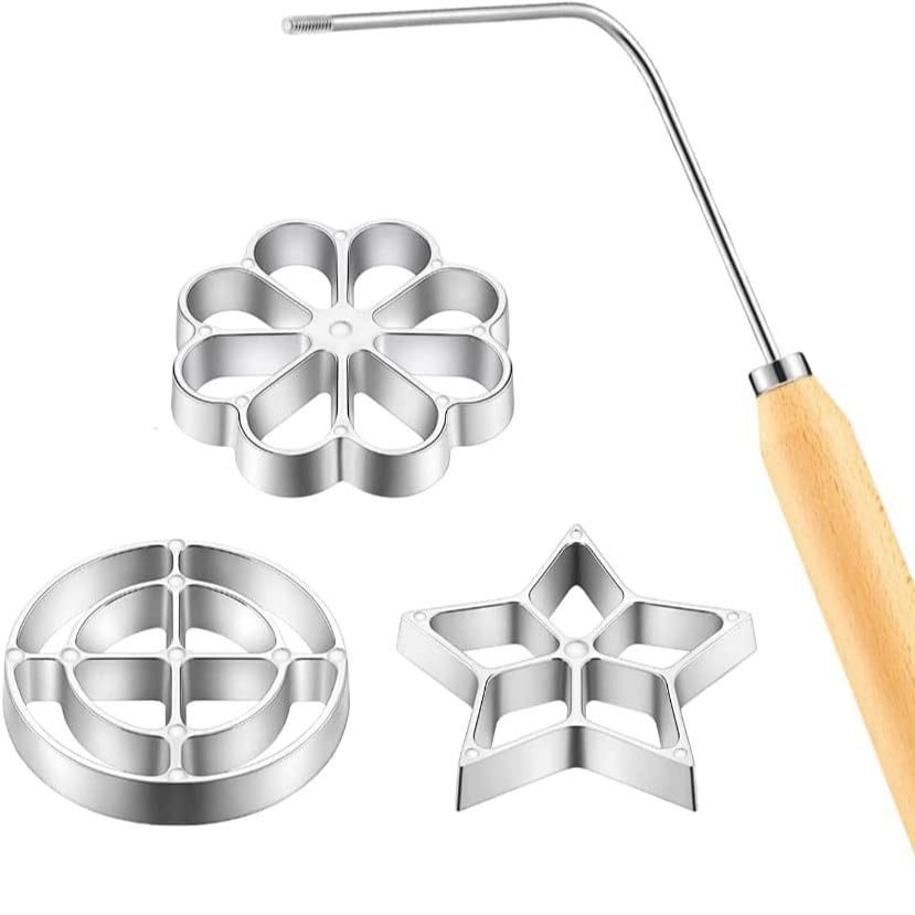 Nordic-Style Rosettes & Timbale Pastry Mold Set(9 Pcs)