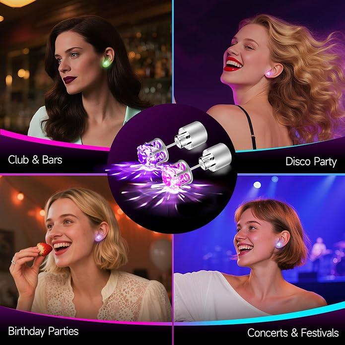 🔥Christmas Discount 49% Off✨💎LED Earrings, Light Up Stud Earrings