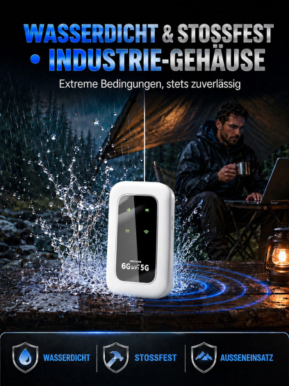 【100% Netz weltweit ohne SIM-Karte】Universelles tragbares WLAN – Einmal kaufen, ein Leben lang gratis surfen 📶