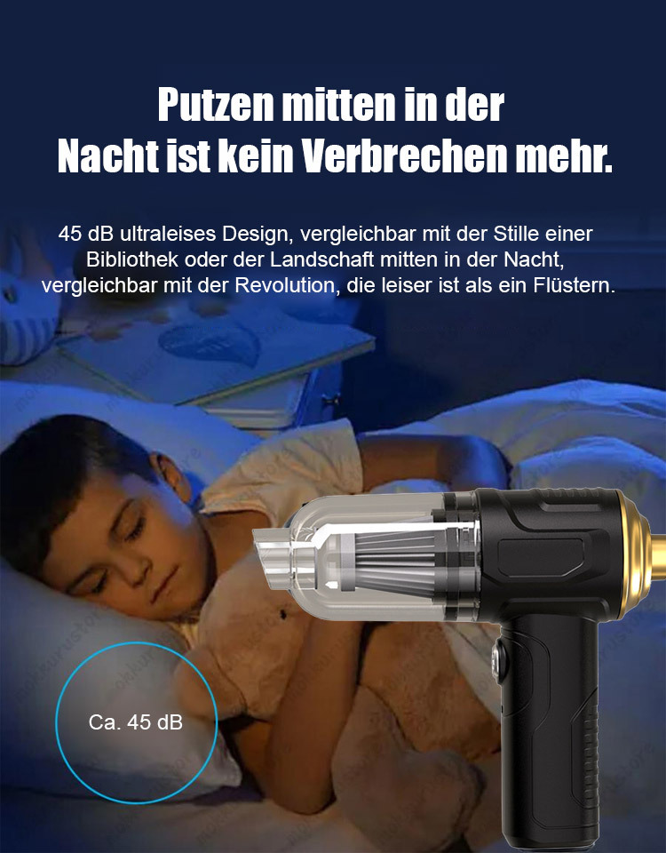 【1 Einheit = 5 Maschinen】Zweifach nutzbarer Staubsauger für Zuhause und Auto