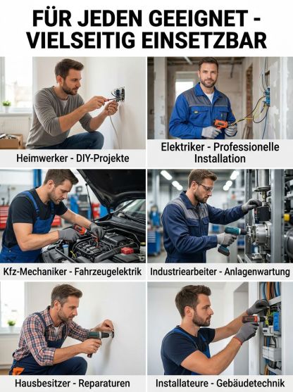 16-in-1 Multifunktions-Abisolierzange mit Spannungsprüfer ⭐ 30 Jahre Profi-Erfahrung: Top-Empfehlung!