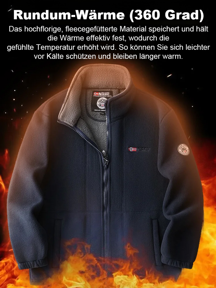 Dreifache Wärme, keine Kälte selbst bei -40 °C! Neu verbessertes Freizeitbekleidungsset mit Fleecefutter.
