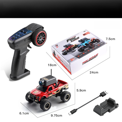 【100% Originalgetreu】1:64 Mini-Monstertruck FPV HD Kamera Offroad-Fahrzeug | 4K-HD-Kamera