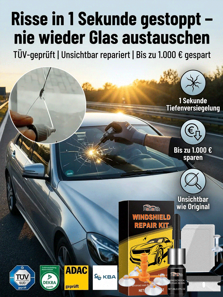 【Blitzschnell in 10 Sekunden】Spar dir den teuren Glastausch – mach es einfach selbst!