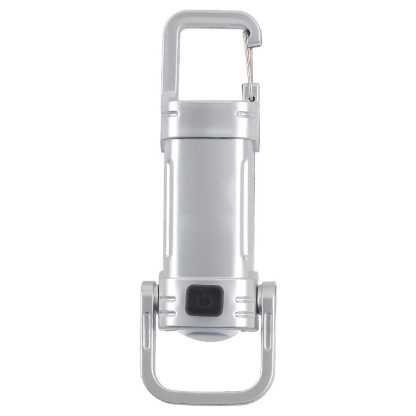 【SOS Notfalllampe + Taschenlampe + Powerbank】Mini-Taschenlampe als Schlüsselanhänger, fünf Helligkeitsstufen