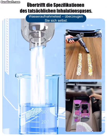 【1 Einheit = 5 Maschinen】Zweifach nutzbarer Staubsauger für Zuhause und Auto