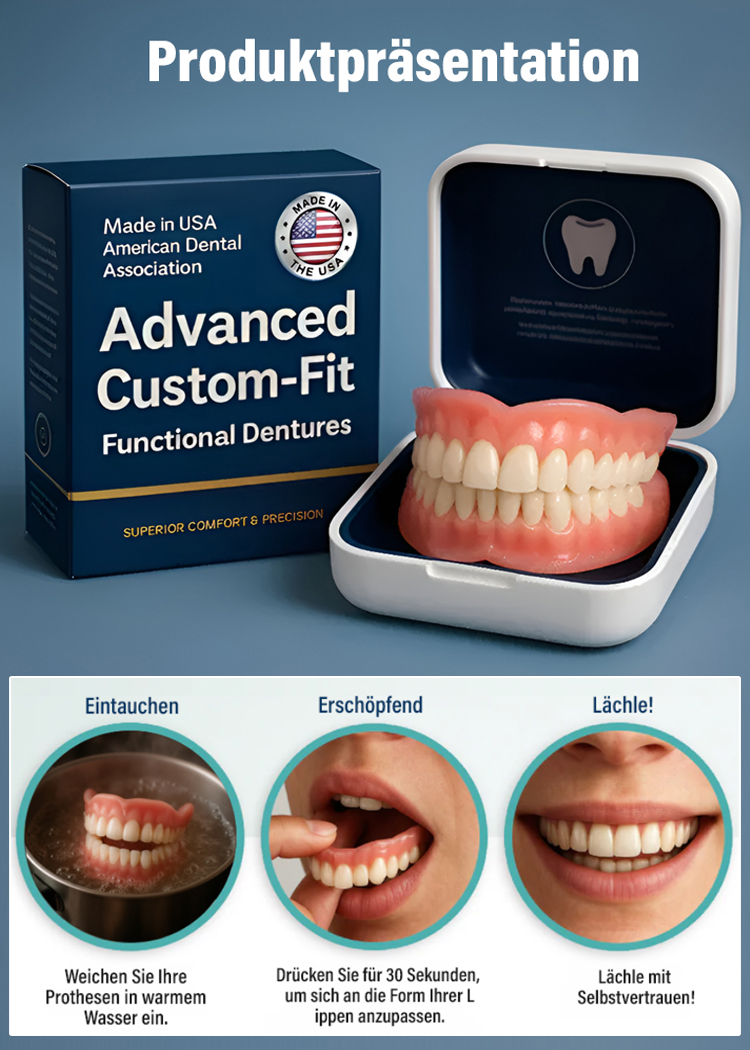 In 1 Sekunde in heißem Wasser aktiviert: Passt sich exakt an. Schönes und sanftes Zahnkorrekturset