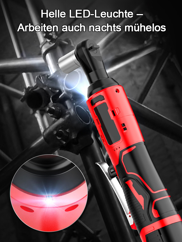 【TÜV/CE/GS Geprüft】Profi Akku-Ratschenschrauber (TU-Entwicklung)✨Funkenfrei ⚡ 45Nm Pure Power | Für enge Ecken & Kanten