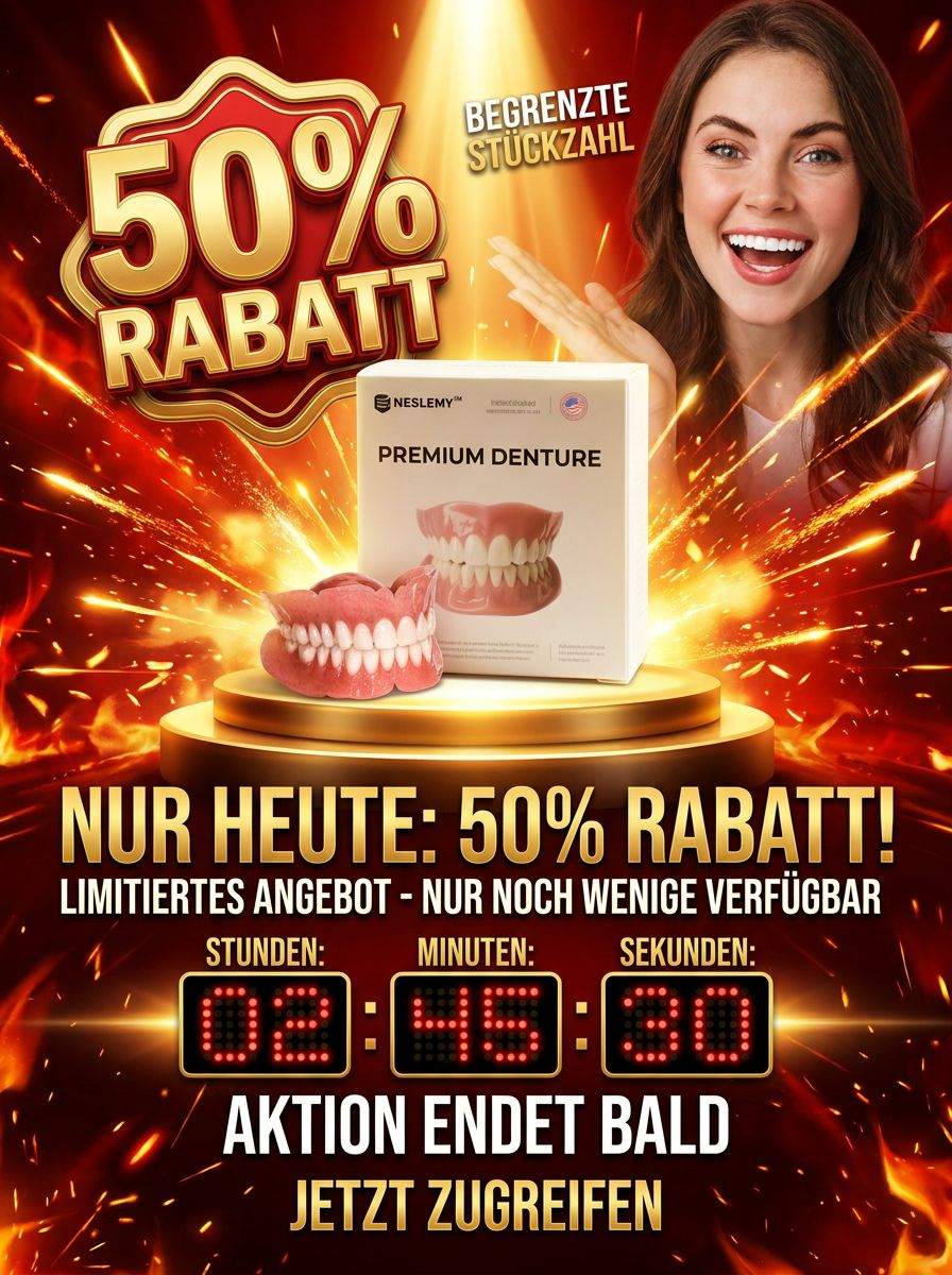 Kein Klebstoff erforderlich, Installation in 1 Sekunde: Perfektes Lächeln Zahnprothese 