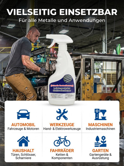 Kein Schleifen, Kein Abkratzen!【Rost in 3 Sekunden weg!】 Rapid Rust Remover