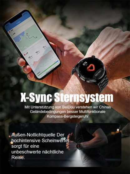 NEXO Gesundheits-Smartwatch 🕒🩸