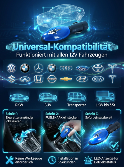 Kraftstoffspargerät für Autos