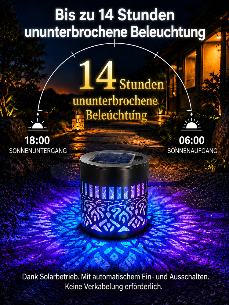 ✨ Verwandle deinen Garten im Handumdrehen in eine 5‑Sterne‑Villa‑Nachtkulisse! Andere geben Unmengen für Renovierungen aus, du gewinnst mit dieser einen Leuchte!