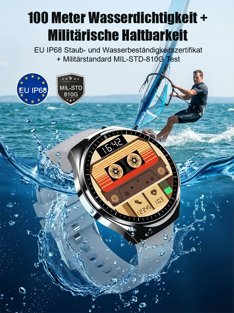 NEXO Gesundheits-Smartwatch 🕒🩸
