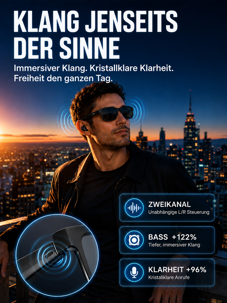 All-in-One AR-Smartbrille | Automatische Sehkorrektur + Echtzeitübersetzung