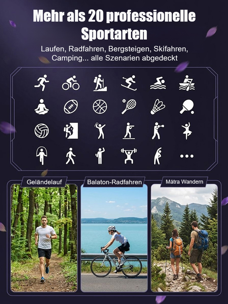 NEXO Gesundheits-Smartwatch 🕒🩸