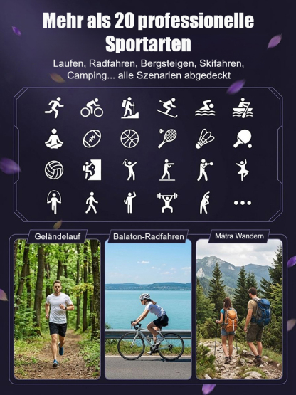 NEXO Gesundheits-Smartwatch 🕒🩸