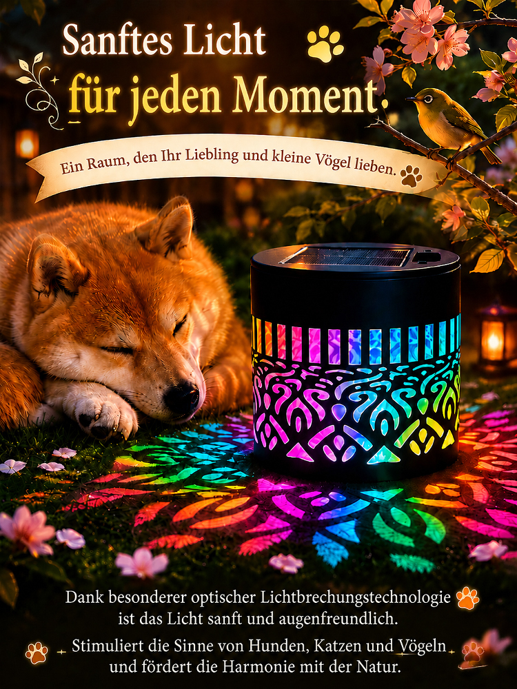 ✨ Verwandle deinen Garten im Handumdrehen in eine 5‑Sterne‑Villa‑Nachtkulisse! Andere geben Unmengen für Renovierungen aus, du gewinnst mit dieser einen Leuchte!
