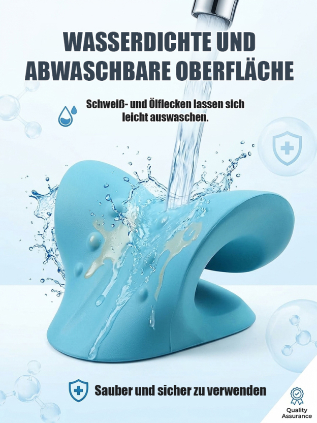 【Schlafen für eine gesunde Halswirbelsäule】C-förmiges Halswirbelsäulen-Massage-Korrekturkissen